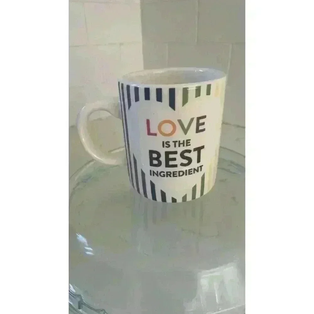 Sur La Table love is the best ingredient Coffee mug